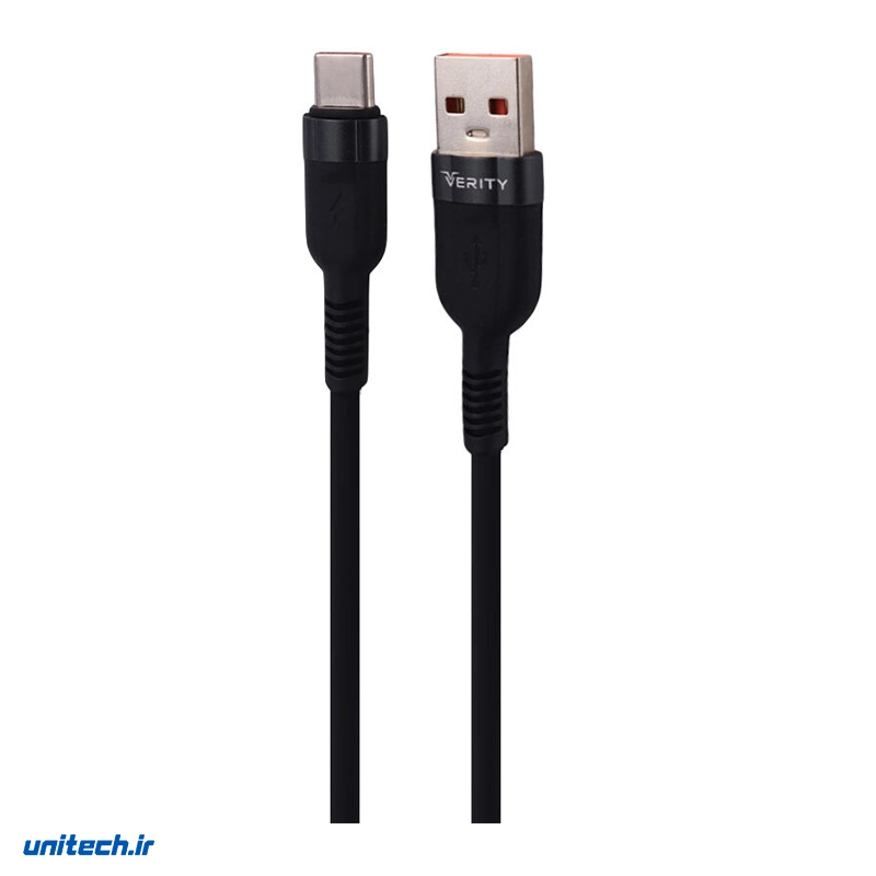کابل تایپ سی فست شارژ 65 وات وریتی مدل CB3160TB طول 1 متر4